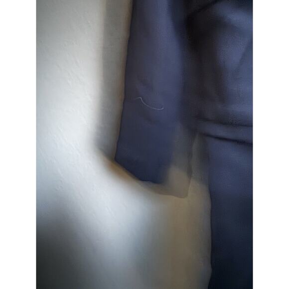 CAbi‎ Black Military Style Long Button Coat Light Weight Black Size 12 - Picture 5 of 8